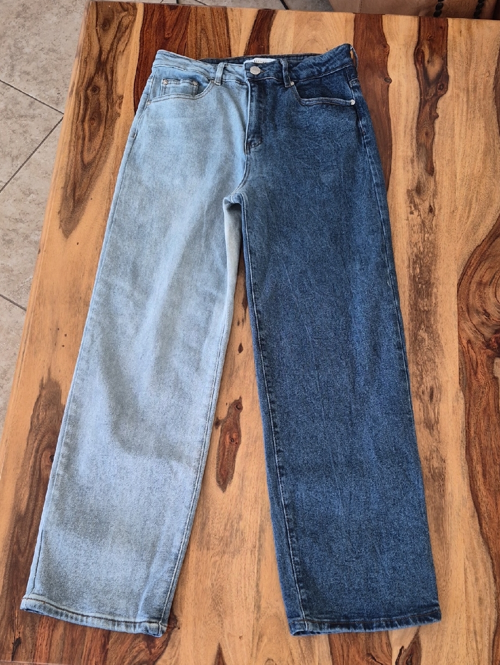 Almost Famous Two Tone Jeans